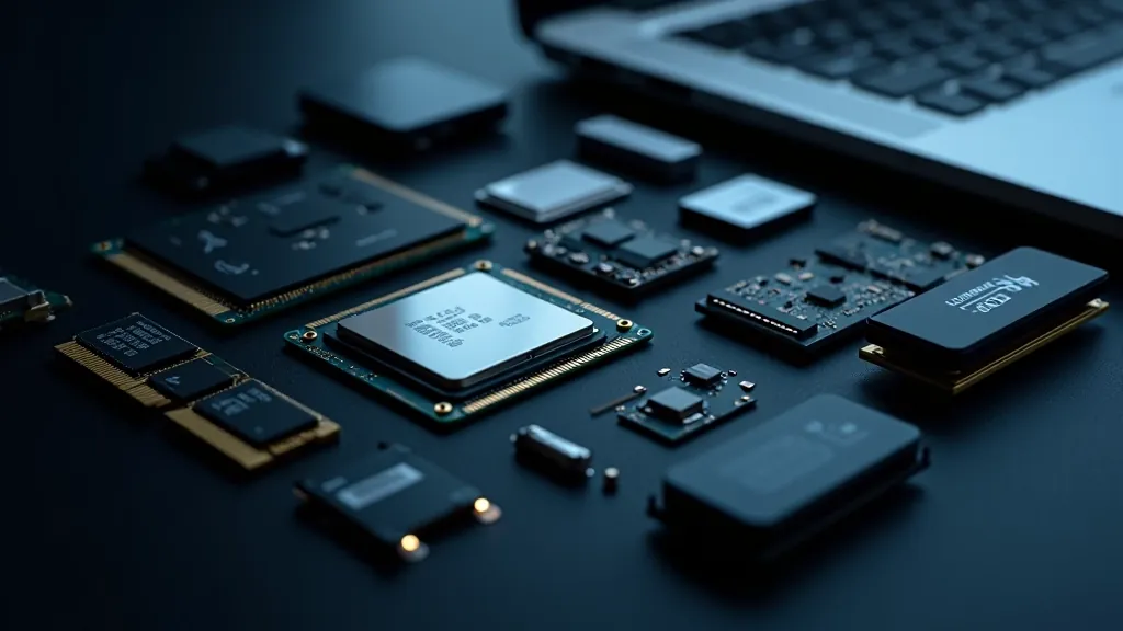 Komponenty bezpečného notebooku - CPU, RAM, SSD, TPM čip